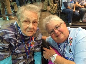 Marjorie and Patty Levine May 2015